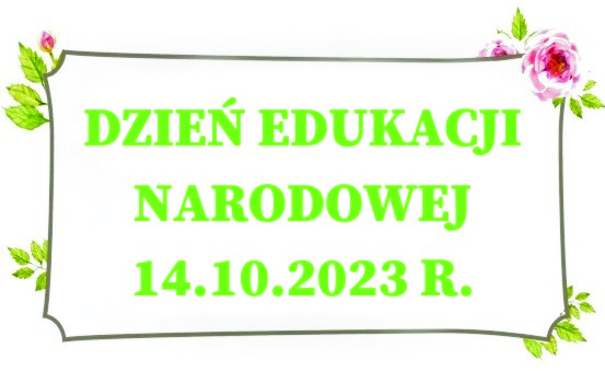 DZIEŃ EDUKACJI NARODOWEJ