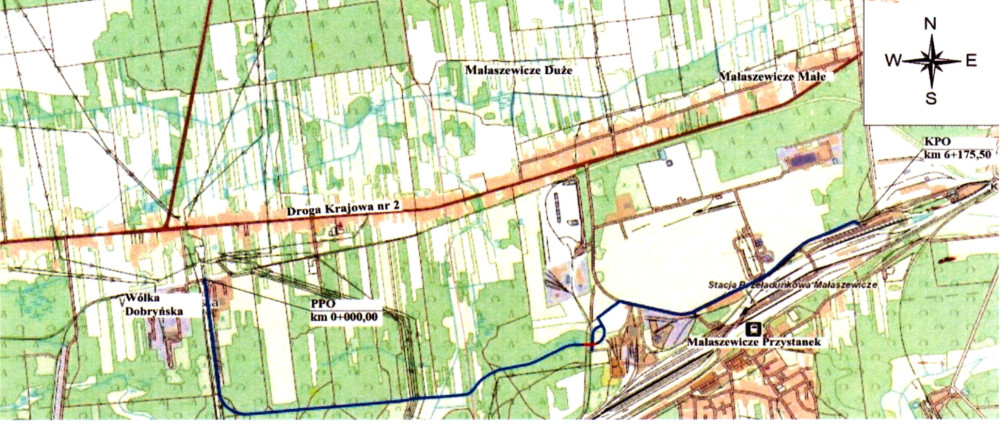 BUDOWA I ROZBUDOWA DROGI ŁĄCZĄCEJ EUROPEJSKI SZLAK DROGOWY E-20 Z PORTEM MAŁASZEWICZE I LINIĄ KOLEJOWĄ E-20