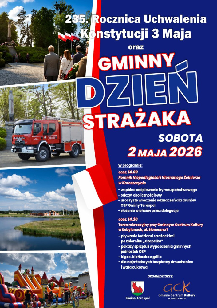  235. Rocznica Uchwalenia Konstytucji 3 Maja oraz Gminny Dzień Strażaka