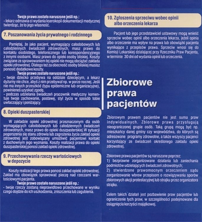 Pacjencie, czy znasz swoje prawa?