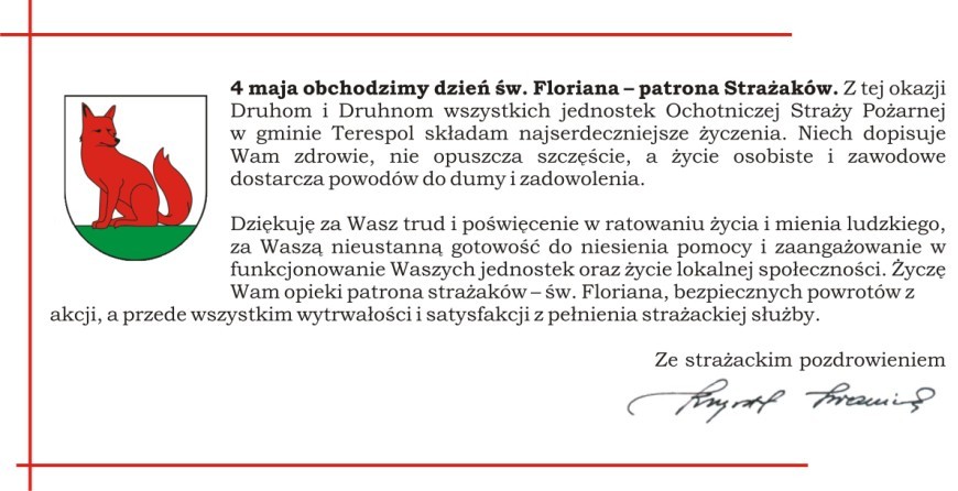 MIĘDZYNARODOWY DZIEŃ STRAŻAKA